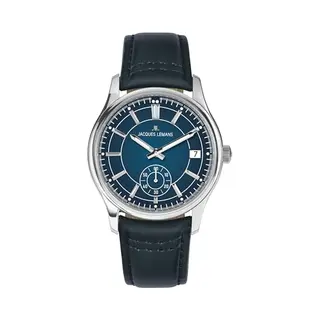Jacques Lemans Herren-Quarzuhr Derby Blau 1-2197B