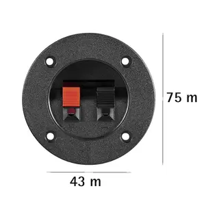 Goobay Lk 02 R kabel-connector Zwart, Rood