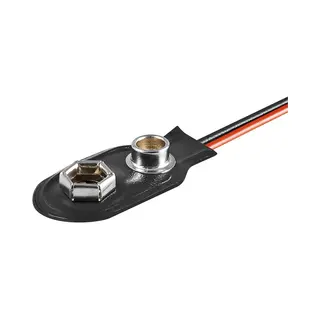 Goobay 11445 Batteriehalter & -schnapper 1 9V