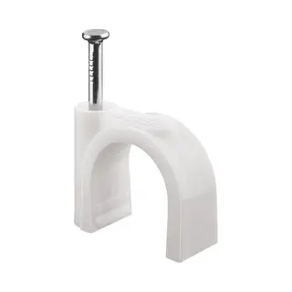 Goobay 17085 kabelklem Wit 100 stuk(s)