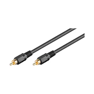 Goobay 50267 Audiokabel 2 m Rca Schwarz