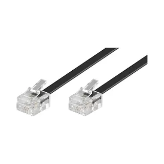 Goobay 50320 telefoonkabel 15 m Zwart