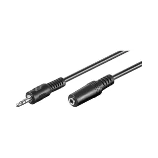 Goobay 50432 Audio-Kabel 3 m 3.5mm Schwarz