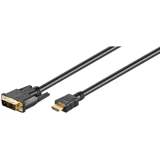 Goobay 51881 Videokabel-Adapter 1,5 m Hdmi Dvi-D Schwarz