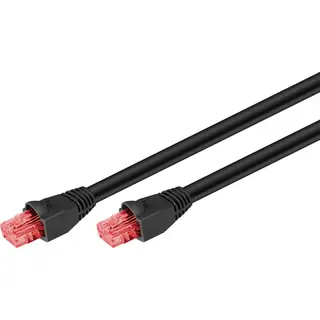 Goobay 55439 Netzwerkkabel Schwarz 75 m Cat6 U/Utp (Utp)