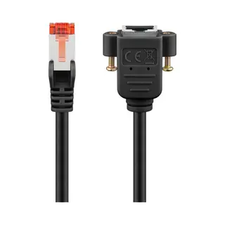 Goobay 65639 Netzwerkkabel Schwarz 3 m Cat6 S/Ftp (S-Stp)