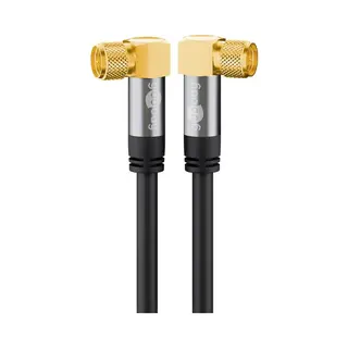 Wentronic 70584 Koaxialkabel 5 m F Schwarz