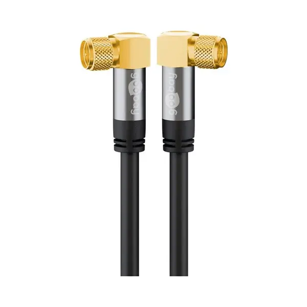 Wentronic 70584 Koaxialkabel 5 m F Schwarz thumbnail