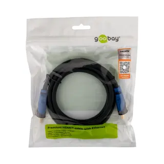 Goobay 72315 Hdmi-Kabel 0,5 m Hdmi Typ A (Standard) Schwarz