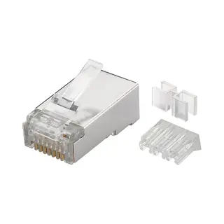 Goobay 72502 kabel-connector Rj-45 Zilver