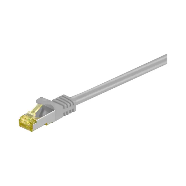Goobay RJ45 Patchkabel Cat 6A S/Ftp (PiMF), 500 MHz mit Cat 7 Rohkabel, Grau, 2m thumbnail