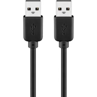 Goobay 93593 Usb-kabel Usb 2.0 1,8 m Usb A Zwart