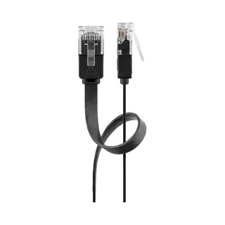 Goobay 95380 Netzwerkkabel Schwarz 1 m Cat6 U/Utp (Utp)