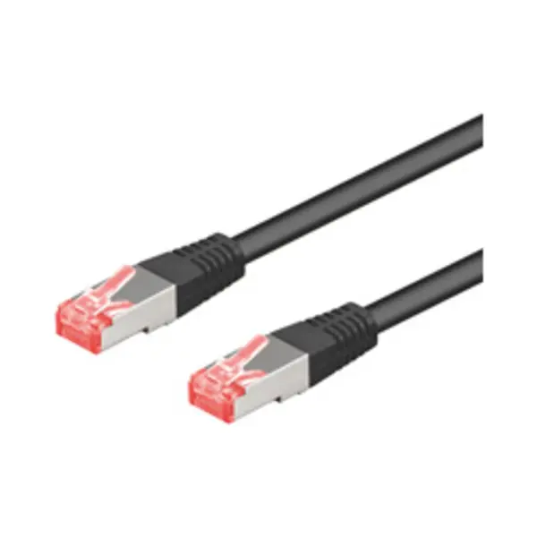 Goobay 1.5m CAT6a-150 Netzwerkkabel Schwarz 1,5 m thumbnail