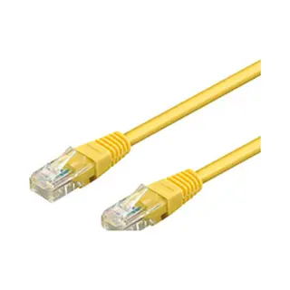 Goobay 95634 netwerkkabel Geel 25 m Cat5e U/Utp (Utp)