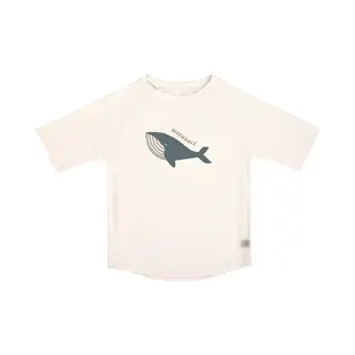 Lässig Zwemshirt Rashguard Korte Mouw Splash & Fun Whale Milky, 03-06 Mnd. Maat 62/68