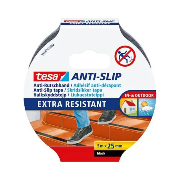 Tesa 55587-02 Non-slip bath strip Black thumbnail