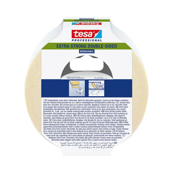Tesa 51960-00001-11 Extra Strong Gaffer Tape 25m X 50mm Removable thumbnail