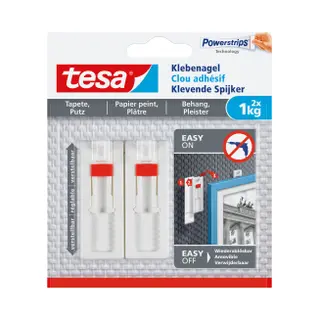 Tesa 77774-00000 Wandhalterung Drinnen Universalhaken Weiß 2 Stück(e)