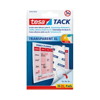Tesa 59404-00000 etiket Transparant 36 stuk(s)