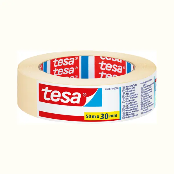 Tesa 05287 50 m Maler-Abdeckband Für die Nutzung im Innenbereich geeignet Papier Beige thumbnail
