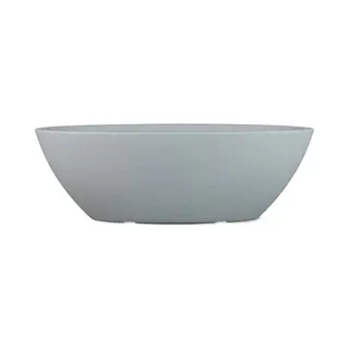 Generiek Cti Ovale Plantenbak Jardiniere Lugano Betonlook Grijs 60cm