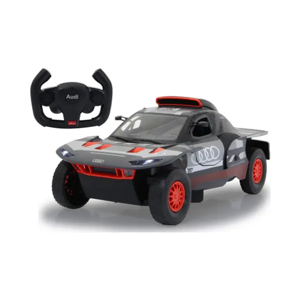 Jamara Audi Rs Q e-tron E2 radiografisch bestuurbaar model Sportauto Elektromotor 1:14 thumbnail