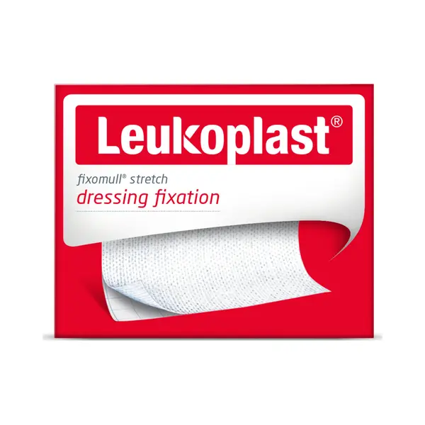 Fixomull® Stretch Von Leukoplast®, Vollflächige Fixierung, 10 Cm X 2 M, 1 Rolle, Für Empfindliche Haut thumbnail