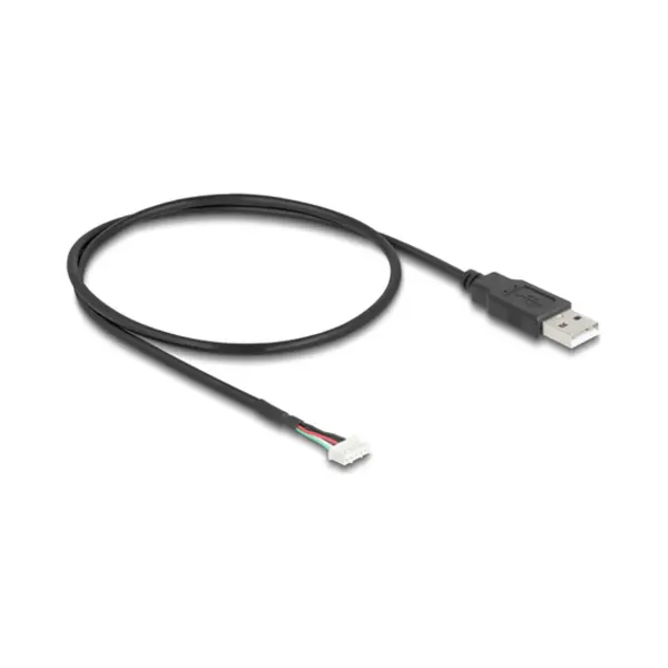 DeLOCK 12109 Usb-kabel Usb 2.0 0,6 m Usb A 5-pin terminal block Zwart thumbnail