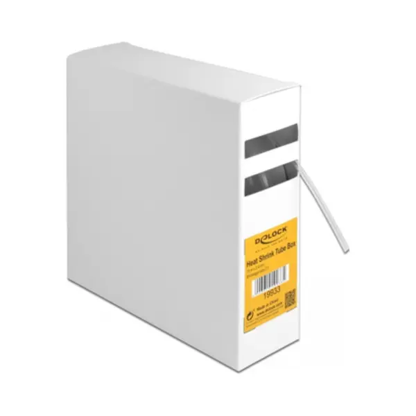 DeLOCK Schrumpfschlauch Box, Schrumpfungsrate 2:1, 15 m x 2,4 mm transparent thumbnail