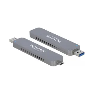DeLOCK 42616 storage drive enclosure Ssd enclosure Silver M.2