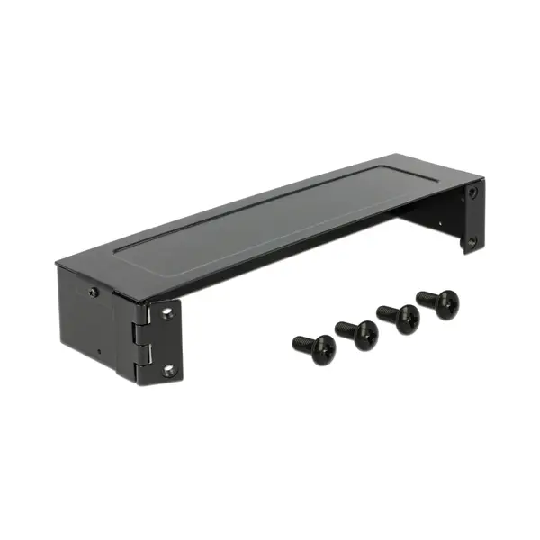 DeLOCK 43303 Rackschrank 1U Wandmontierter Rack Schwarz thumbnail