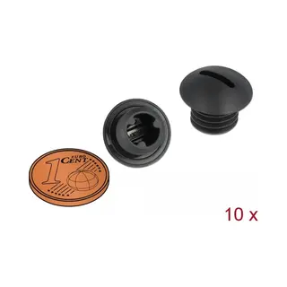 DeLOCK 60228 buisdop Zwart Nylon