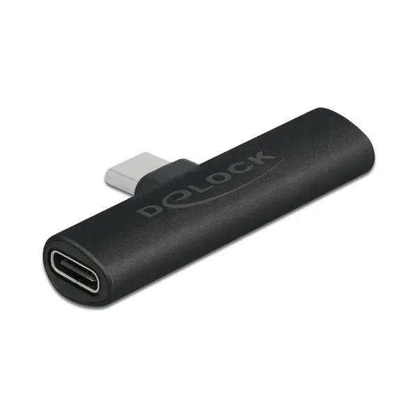 DeLOCK 64114 tussenstuk voor kabels Usb Type-C 2 x Usb Type-C Zwart thumbnail