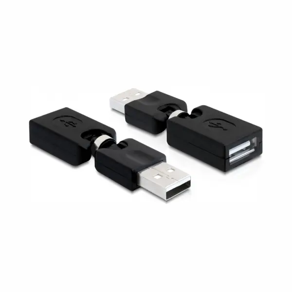DeLOCK 65260 tussenstuk voor kabels Usb 2.0 A Zwart thumbnail