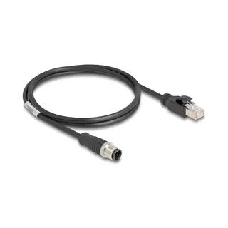 DeLOCK 80850 netwerkkabel Zwart 1 m Cat5e S/Ftp (S-Stp)