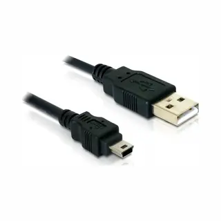 DeLOCK 82252 Usb Kabel 1,5 m Usb 2.0 Usb A Mini-Usb B Schwarz