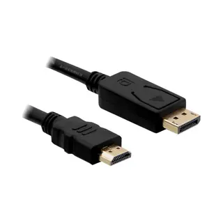 DeLOCK 82435 Videokabel-Adapter 3 m Hdmi Displayport Schwarz