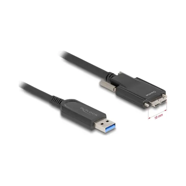 DeLOCK 83213 Usb-kabel Usb 3.2 Gen 2 (3.1 Gen 2) 10 m Usb A Micro-Usb B Zwart thumbnail
