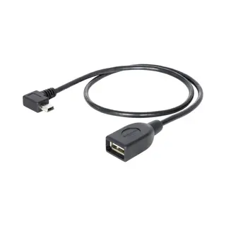 DeLOCK 83356 Usb-kabel 0,5 m Usb 2.0 Mini-Usb A Usb A Zwart