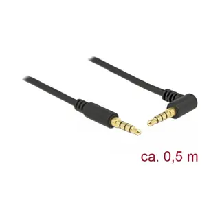 DeLOCK 85607 Audio-Kabel 0,5 m 3.5mm Schwarz
