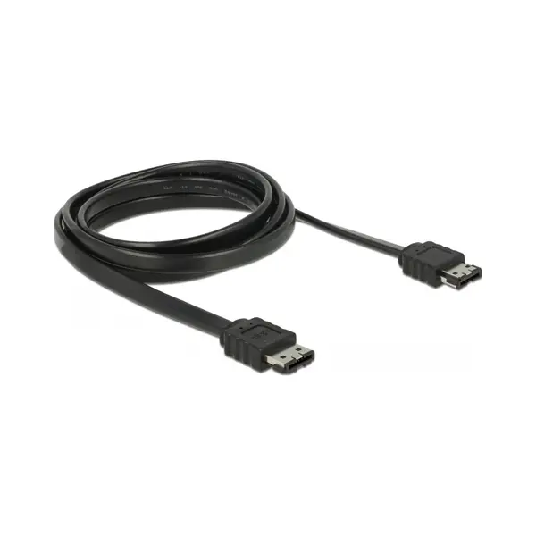 DeLOCK 85641 Sata-Kabel 2 m eSATA Schwarz thumbnail