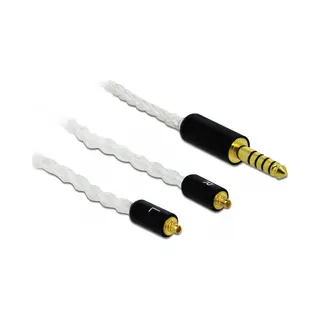 DeLOCK 85846 Audio-Kabel 1,2 m 4.4mm 2x Mmcx Weiß