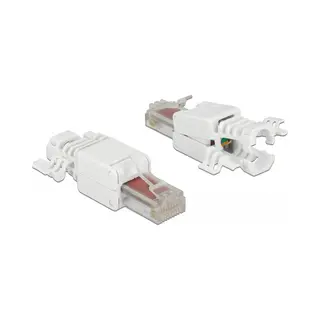 DeLOCK 86416 Drahtverbinder Rj-45 Weiß