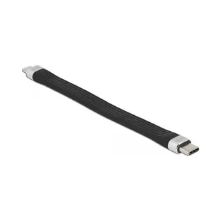 DeLOCK Usb 2.0 Fpc Flachbandkabel Usb Type-C zu Usb Typ Micro-B 13,5 cm Pd 3 A