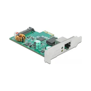 DeLOCK Pci Express x1 Karte 1 x RJ45 2,5 Gigabit Lan PoE+ RTL8125