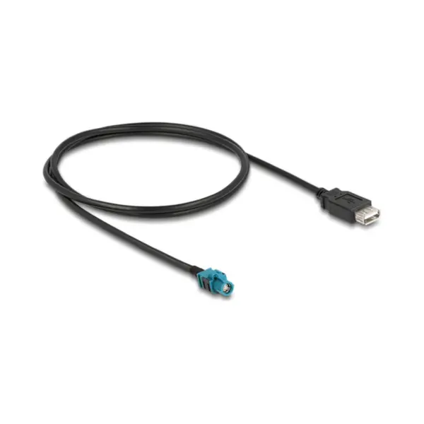 DeLOCK 90563 coax-kabel 1 m Hsd Z Usb A Zwart thumbnail