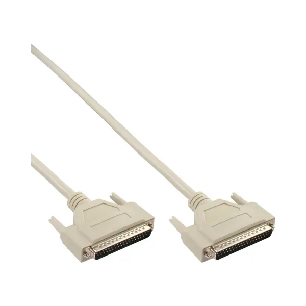 InLine Serielles Kabel, 37pol Stecker / Stecker, vergossen, 1:1 belegt, 3m thumbnail