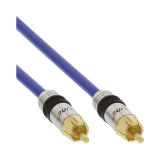 InLine Cinch Kabel Video & digital Audio, Premium, 1x Cinch St / St, 1m
