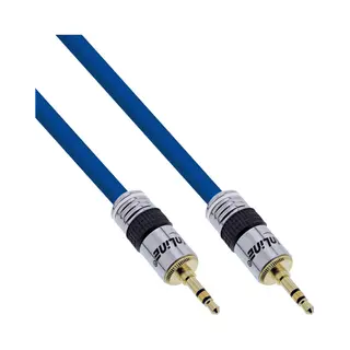 InLine Klinken-Kabel Premium, 3,5mm Stecker / Stecker, 0,5m